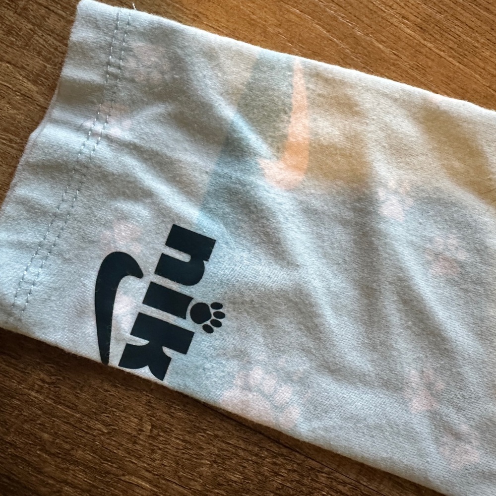 Nike Blue Leggings Paw Prints Girls Size 6x‎ - Picture 2 of 4